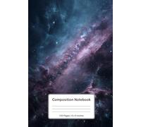 Galaxy Composition Notebook for Writing, Notes, School, Creativity & Daily Ideas | 120 Pages, 6x9 | Infinite Nebula School and college notes