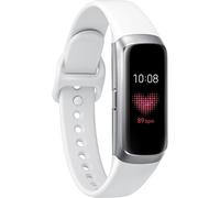 Bracelet connecté Galaxy Fit boitier Argent - AMOLED - Bracelet Blanc