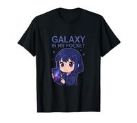 Galaxy in My Pocket Anime Kawaii Chibi Futuriste Space Art T-Shirt
