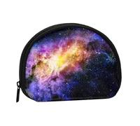 Galaxy in The Universe Mini porte-monnaie à fermeture éclair, petit organisateur de voyage avec imprimé intégral, tissu polyester durable, pochette compacte pour pièces de monnaie, clés