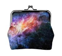 Galaxy In The Universe - Portefeuille léger minimaliste pour voyages quotidiens et aventures de voyage, noir, taille unique, Art Déco, Noir , Talla única, Art déco