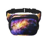 Galaxy In The Universe Sac à bandoulière unisexe imprimé carré double couche, sac de voyage, noir, taille unique, noir, taille unique, noir, One Size