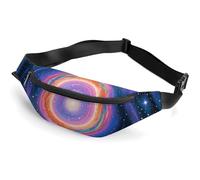 Galaxy in The Universe Sac banane avec sangle réglable, sac à bandoulière léger, mini sac banane mains libres pour la course à pied ou la salle de sport