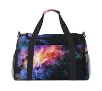 Galaxy in The Universe Sac de voyage à main - Grand sac fourre-tout réutilisable, parfait pour les activités de plein air, le sport, le camping et les courses, noir, One Size