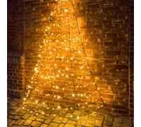 Galaxy Led Sapin mural hauteur 400 cm, noir, 35251