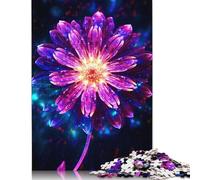 Galaxy Lily Flower Cosmic Puzzle Imposible,desafío for Adults Juego Educativo 1000 Piezas Obra De Arte De Juego De Para Adultos Y Niños A Partir De 12 Años 1000pcs (75x50cm)