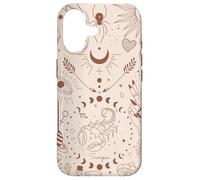 Galaxy Moon Phases Celestial Aesthetic Zodiac Scorpio Coque pour iPhone 17