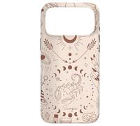 Galaxy Moon Phases Celestial Aesthetic Zodiac Scorpio Coque pour iPhone 17 Pro Max