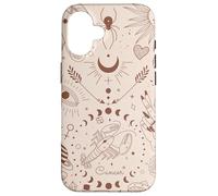Galaxy Moon Phases Celestial Aesthetic Zodiac Sign Cancer Coque pour iPhone 16