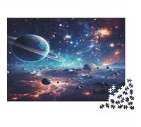 Galaxy Nebula Stars Puzzles 1000 Pièces Papier Recyclé Space Fantasy Puzzle for Garçon & Fille Amusant Present & Activity for Home Great Gift for Boy & Girl‘s Birthday 52x38cm/1000Ps