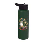 Galaxy Night Sky Moon Lunar Stars Sun Love Stainless Steel Insulated Water Bottle