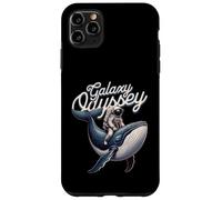 Galaxy Odyssey Astronaut Riding Cosmic Whale Art Coque pour iPhone 11 Pro Max