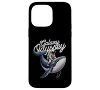 Galaxy Odyssey Astronaut Riding Cosmic Whale Art Coque pour iPhone 14 Pro Max