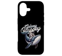 Galaxy Odyssey Astronaut Riding Cosmic Whale Art Coque pour iPhone 17