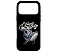 Galaxy Odyssey Astronaut Riding Cosmic Whale Art Coque pour iPhone 17 Pro Max