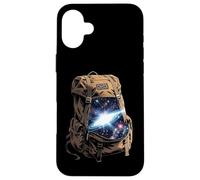 Galaxy Outer Limits Explorer Sac à Dos Cosmos Space 2 Faces Coque pour iPhone 16 Plus