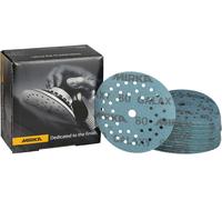 Galaxy Papier Abrasif Époxy 125mm Autoagrippant Grain 80 Pour Poncer L'époxy, Le Bois, L'époxy, Le Rivertable / 50 Pcs Disques Abrasifs