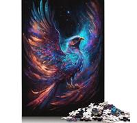 Galaxy Phoenix Bird 1000 Puzzles pour Adultes Jeu Éducatif Puzzles Jeux pour Adultes pour Enfants Cadeau de Noël 1000 pièces (75x50cm)