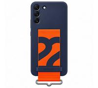 Galaxy S22+ S906 Silicone Cover with Strap Navy EF-GS906TNEGWW