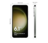 Galaxy S23 256 Go, téléphone portable vert, Android 13 Écran : 15,5 cm (6,1 pouces)