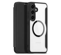 Galaxy S24 - Étui Folio Dux Ducis Skin X Pro Compatible Magsafe Fermeture Magnétique (Noir)