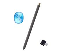 Galaxy S24 Ultra Stylet avec Bluetooth pour Samsung Galaxy S24 Ultra 5G Stylet de remplacement pour Samsung Galaxy S24 Ultra S Pen (Or jaune) Convertisseur de type C