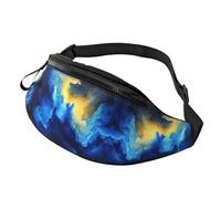 Galaxy Sac à bandoulière Nebula Sac mains libres Space Fanny Pack Skateboarders 14 x 35 cm, A1, Taille unique