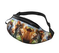 Galaxy Sac à bandoulière Nebula Sac mains libres Space Fanny Pack Skateboarders 14 x 35 cm, A18, Taille unique