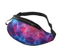 Galaxy Sac à bandoulière Nebula Sac mains libres Space Fanny Pack Skateboarders 14 x 35 cm, A2, Taille unique