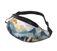 Galaxy Sac à bandoulière Nebula Sac mains libres Space Fanny Pack Skateboarders 14 x 35 cm, A24, Taille unique