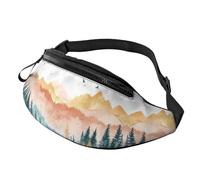 Galaxy Sac à bandoulière Nebula Sac mains libres Space Fanny Pack Skateboarders 14 x 35 cm, A25, Taille unique