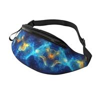 Galaxy Sac à bandoulière Nebula Sac mains libres Space Fanny Pack Skateboarders 14 x 35 cm, A3, Taille unique