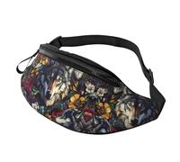 Galaxy Sac à bandoulière Nebula Sac mains libres Space Fanny Pack Skateboarders 14 x 35 cm, A36., Taille unique