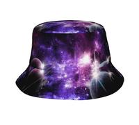 Galaxy Sky. Bob unisexe pour l'extérieur, la plage, les vacances, la rentrée scolaire, noir