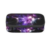 Galaxy Sky Trousse à crayons élégante grande capacité Motif galaxie, Noir , Taille unique