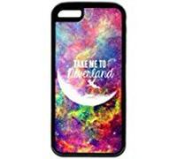 Galaxy Space Quote Take Me To Neverland Theme Hard Back Cover Case For Iphone 5C