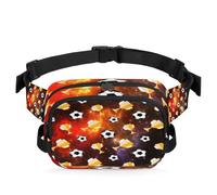 Galaxy Space Sac banane multifonction pour voyage, sport, course à pied, trophée de football, sac banane pour femmes, hommes, filles, garçons, couleur, XL, Organiseur de sac