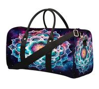 Galaxy Space Sac fourre-tout de sport bohème mandala pour homme et femme, résistant à l'eau, sac de voyage, sac de voyage léger pour entraînement à l'hôpital