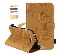 Galaxy Tab A 7.0 T280 Coque, Uucovers Cuir Coque de Protection Smart Marche/Veille Automatique Stand [Card Holder] Flip Housse Coque Étui Portefeuille pour Samsung Galaxy Tab A 7.0 Sm-t280/T285