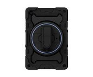 Galaxy Tab A9+ Coque arrière ultra renforcée, poignée 360, fonction Stand 'Designed for Samsung' Noir