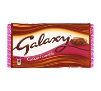 Galaxy - Tablette de chocolat avec morceaux de biscuit au chocolat - lot de 4 tablettes de 114 g