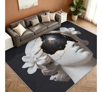Galaxy Tapis 160x230cm, Retro Statue Tapis for Living Room