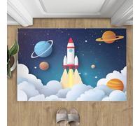Galaxy Tapis 60x90cm, Rocket Tapis for Bedroom