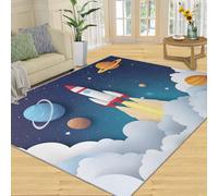 Galaxy Tapis 80x120cm, Rocket Tapis for Bedroom