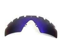 Galaxy Verres de rechange pour lunettes de soleil Oakley Si Ballistic M Frame 2.0 Z87 ventilées Multi sélection Bleu