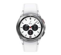 Galaxy Watch4 Classic 42mm boitier Argent - Super AMOLED - Bluetooth - Bracelet sport Blanc