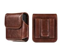 Galaxy Z Flip 5G Sac de Ceinture Cuir, Sacoche Smartphone Ceinture Sac Randonnée Housse Coque avec Boucle de Ceinture Compatible avec Samsung Galaxy Z Flip 6 5 4 3 2 1 5G/Moto Razr 50/Razr+/P50 Pocket