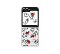 Samsung Coque Smartphone en Silicone avec Anneau pour Galaxy Z Flip6