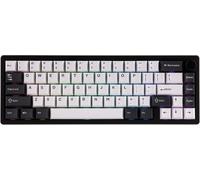 Galaxy65 Clavier Mécanique Sans Fil Qmk/Via,Carcasse En Aluminium Anodisé Avec Ball-Catch,Interrupteurs Hot-Swappble Pré-Lubrifiés,Rgb,Bouton,2.4Ghz/Bt/Usb-C (Noir,Blueberry Ice Cream)