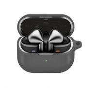 Galaxybuds3 Fe (2025)/buds 3 Pro/buds 3 Coque pour écouteurs, coque de protection en silicone anti-chute avec boucle de suspension pour Galaxy (gris)